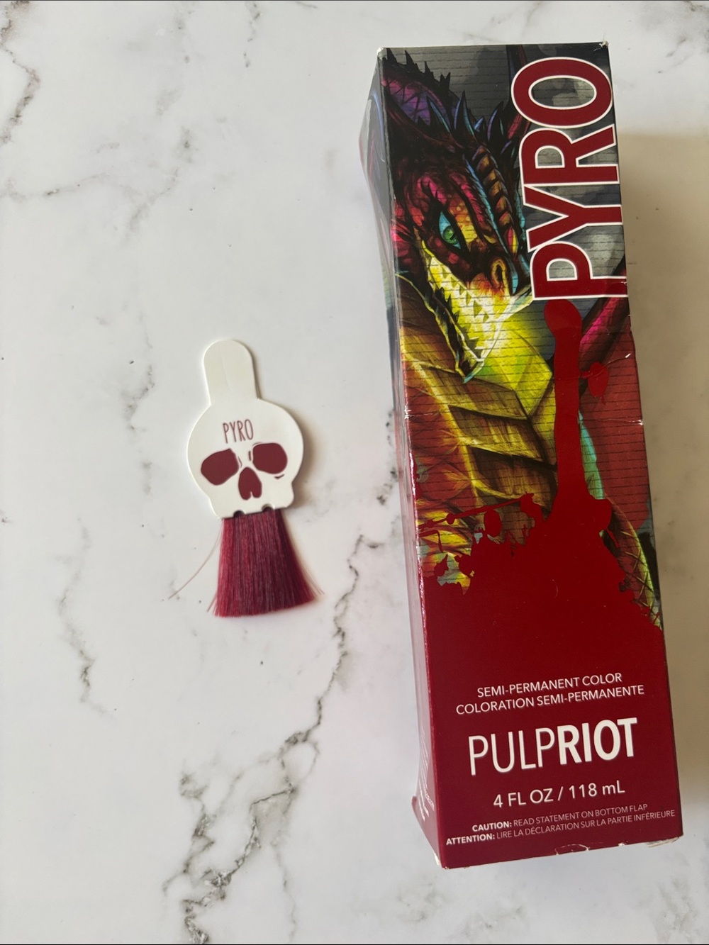 Pulp Riot Pyro Semi-Permanent Hair Color — Deep Wine Red
